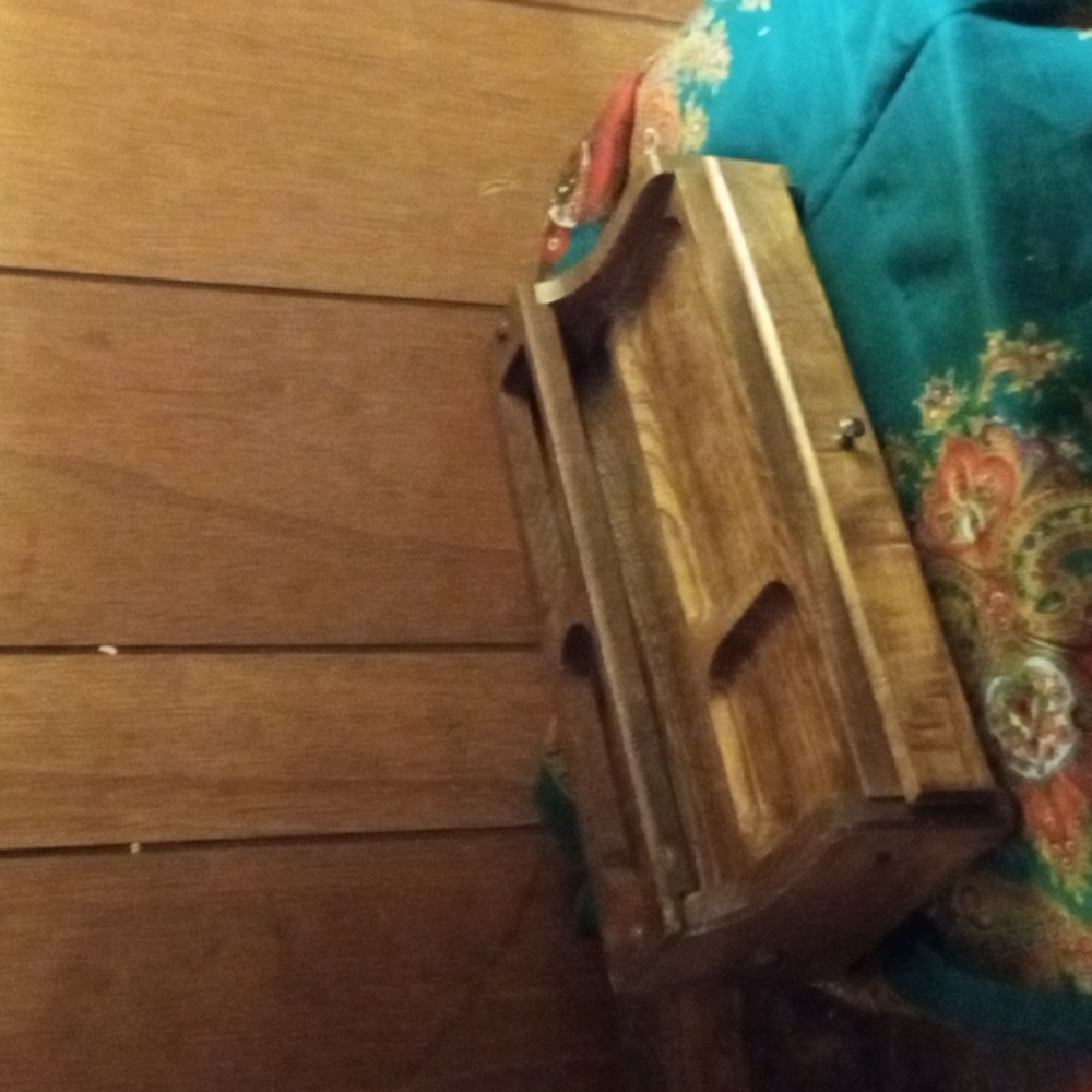 Wooden Desk Organizer with Drawer